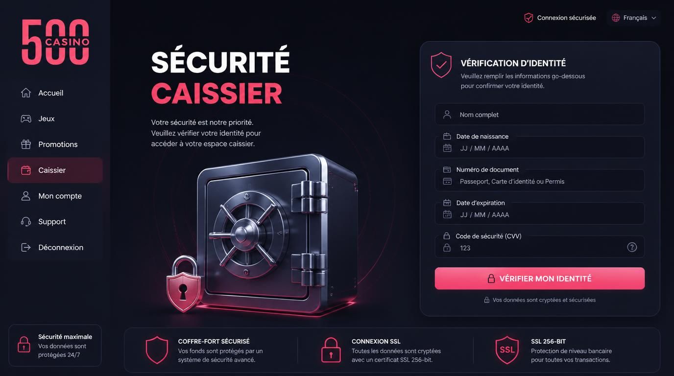 Mesures de sécurité du caissier protections et vérifications